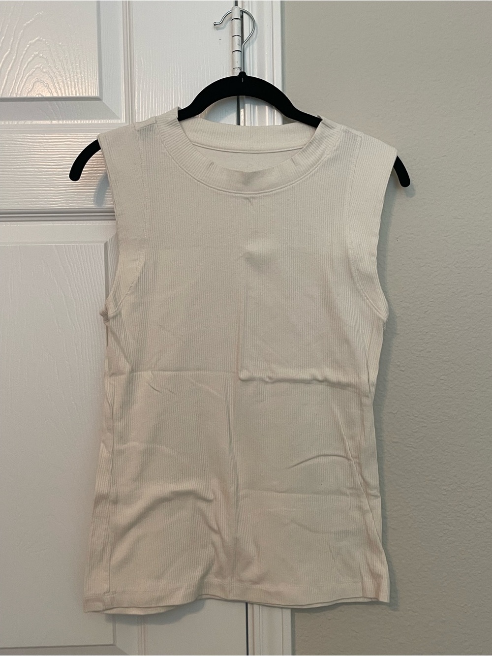 a new day Sleeveless Ribbed Tank Top - Cream